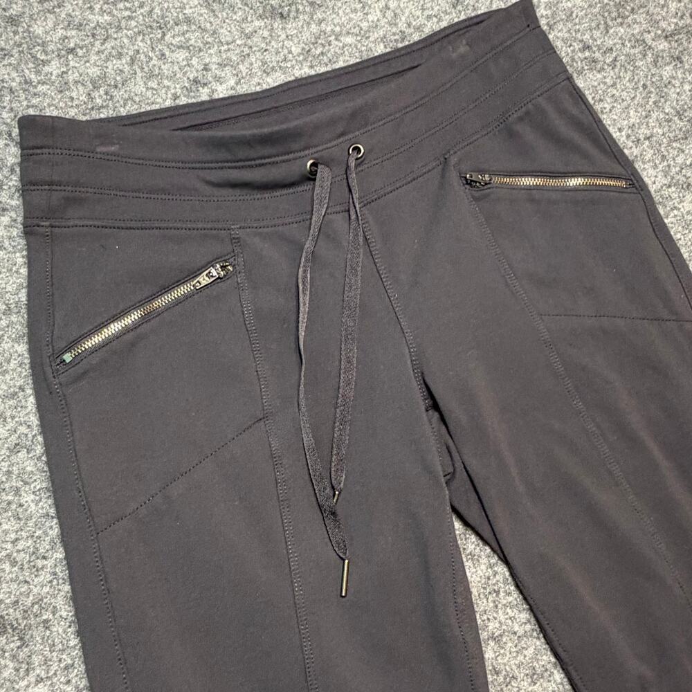 Athleta Metro Slouch Pants Women‎ Dark Gray Zip Pocket Drawstring Hem Size Small